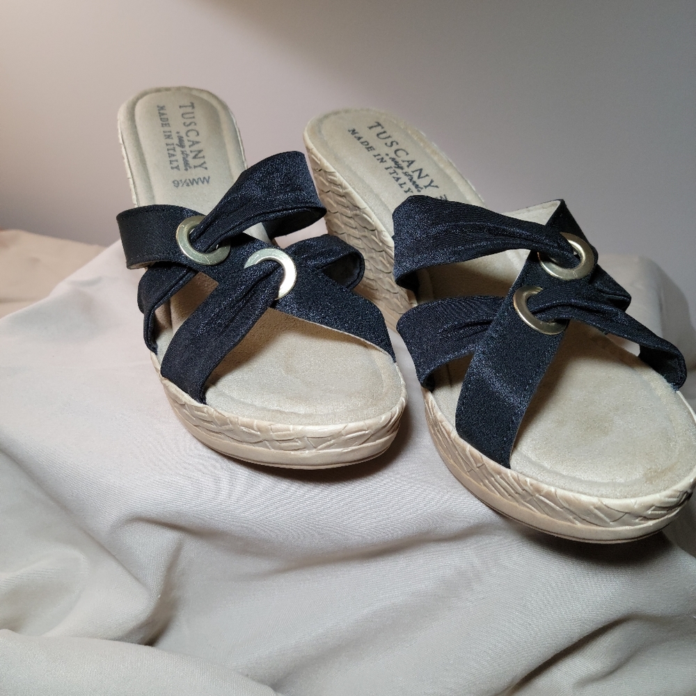 Tuscany platform women's sandals.